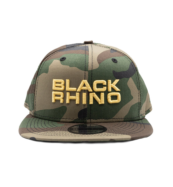 Black Rhino STACKED Snapback Hat