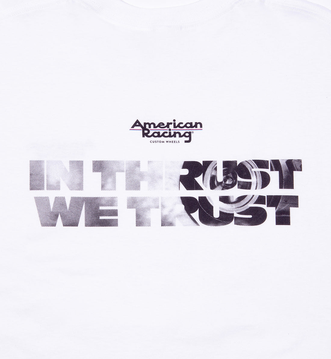 American Racing IN THRUST WE TRUST Short Sleeve Tee