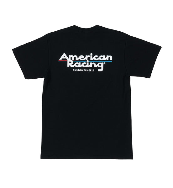 【oan】Motor Racing Logo Pigment Short Sleeve T-Shirt American Racing Logo Short Sleeve Tee | 100% Cotton | HOONIGAN