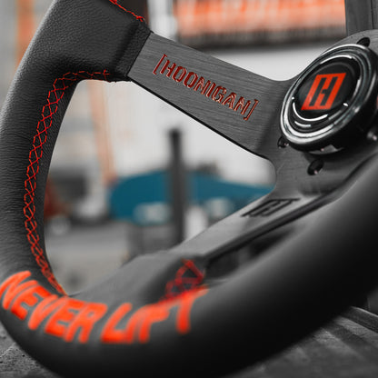 Hoonigan NEVER LIFT Limited Edition Steering Wheel