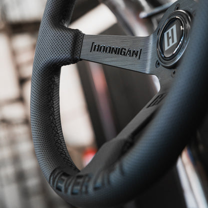 Hoonigan NEVER LIFT Steering Wheel