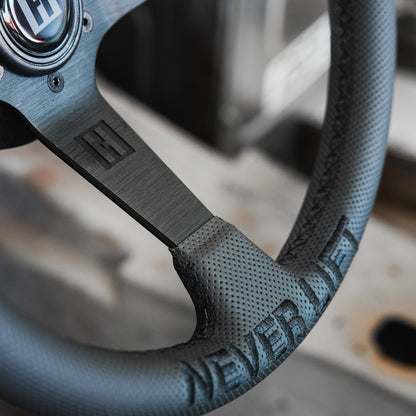 Hoonigan NEVER LIFT Steering Wheel