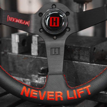 Hoonigan NEVER LIFT Limited Edition Steering Wheel