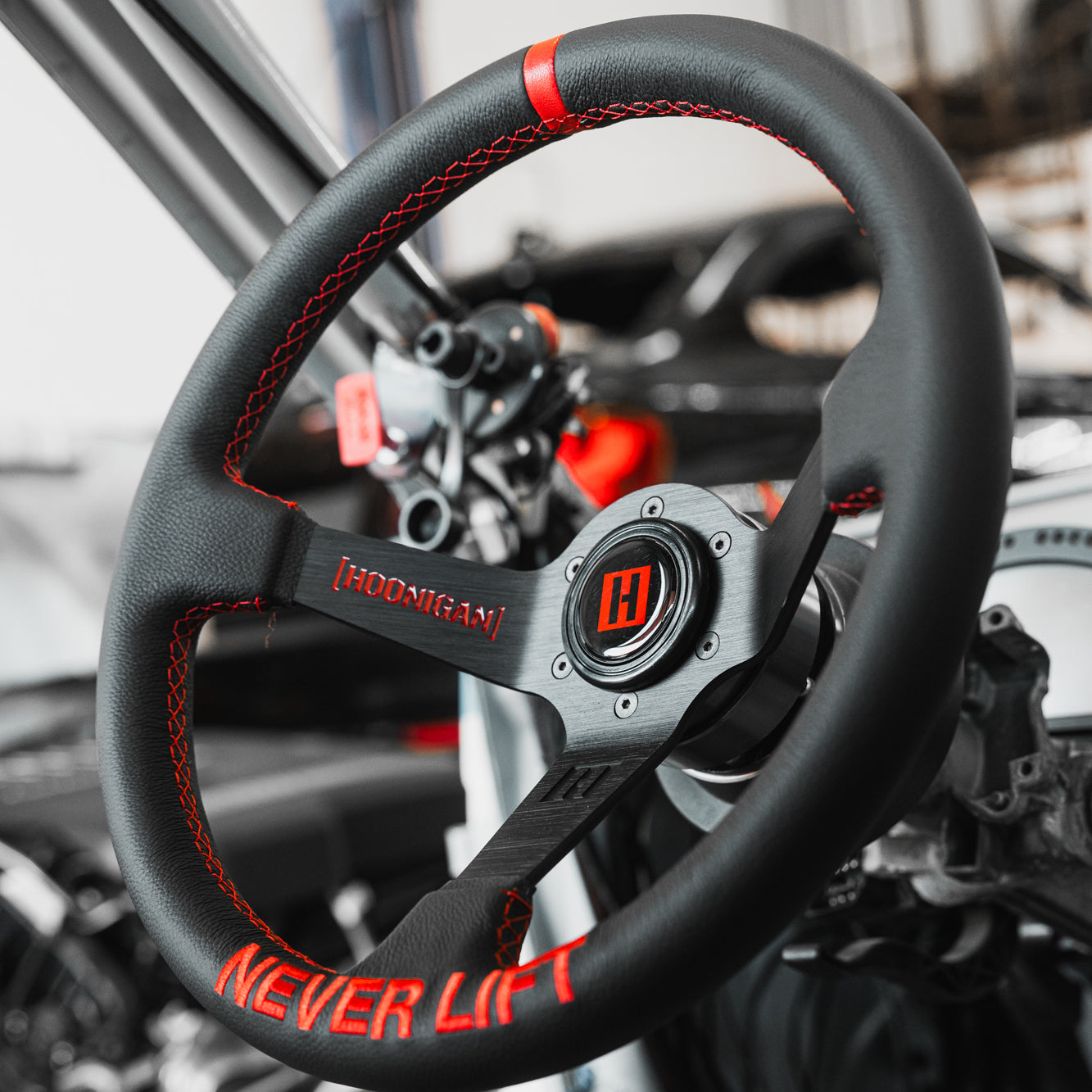 Hoonigan NEVER LIFT Limited Edition Steering Wheel