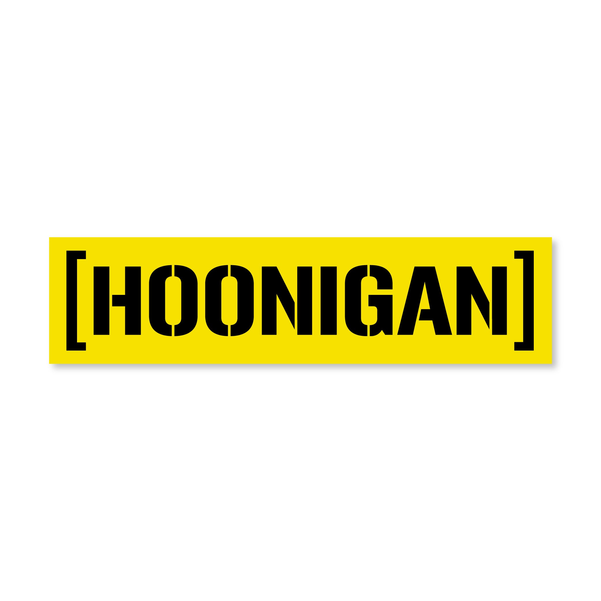 Hoonigan decal outlet