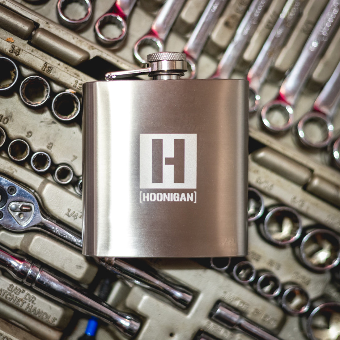 Hoonigan H BOX 6oz flask