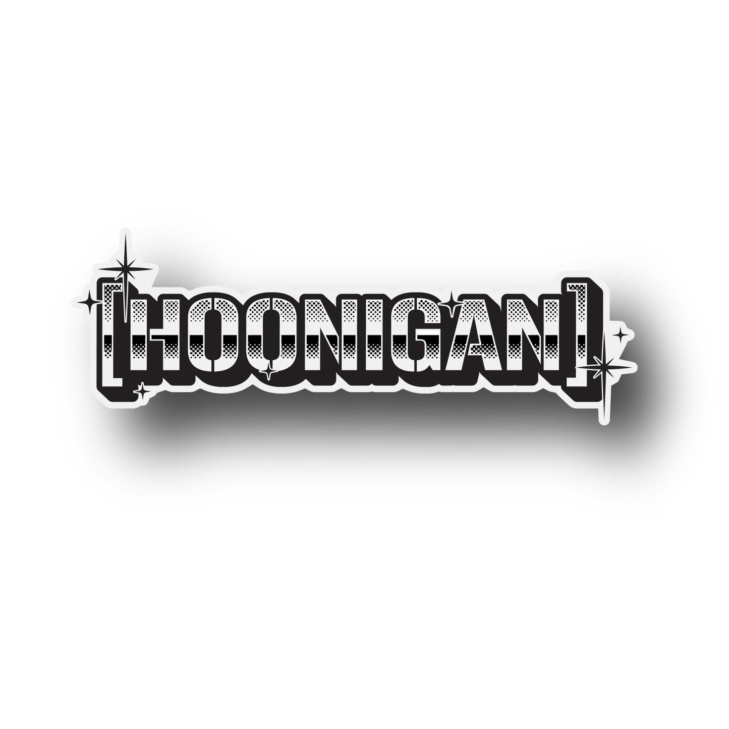 Hoonigan HALFTONE Sticker (5")