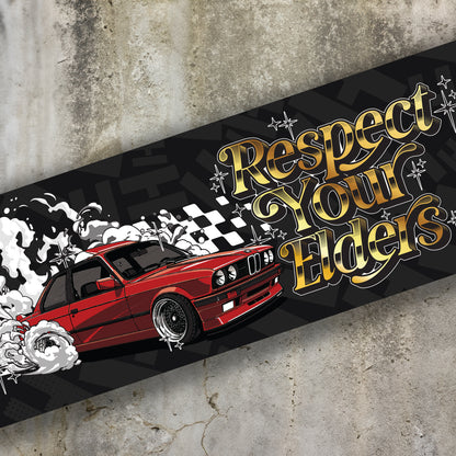 Hoonigan RESPECT YOUR ELDERS Skate Deck