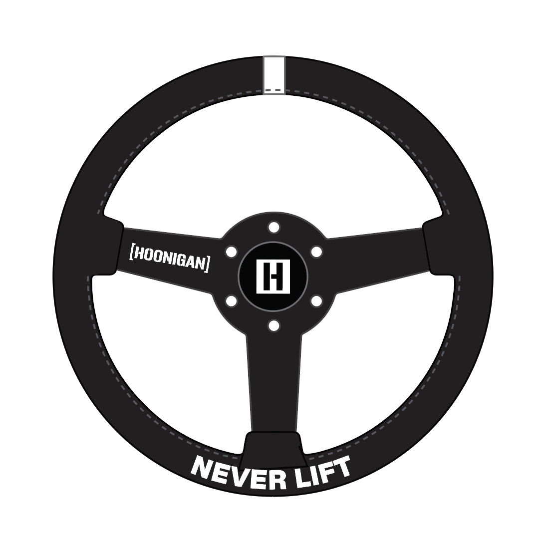 Hoonigan FINAL LAP [NEVER LIFT] Steering Wheel