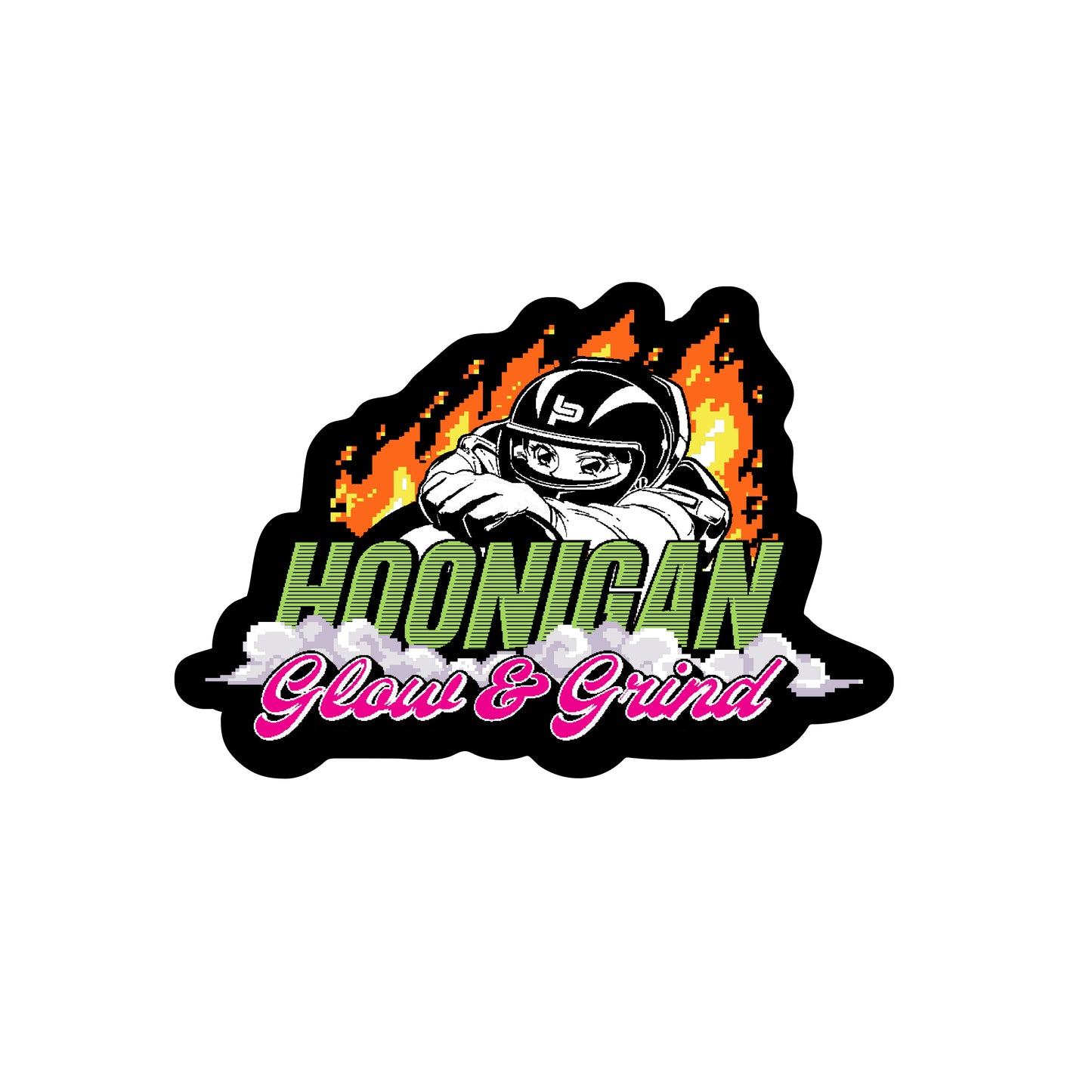 Leah Pruett GLOW & GRIND Sticker (5")