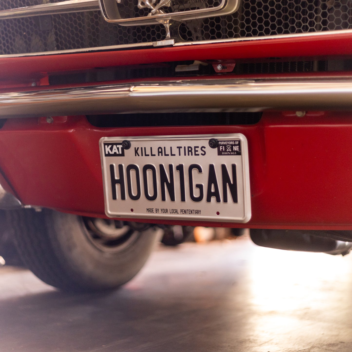 Hoonigan METAL License Plate