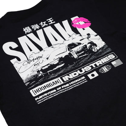 Hoonigan X Sayaka BOMB GIRL Short Sleeve Tee