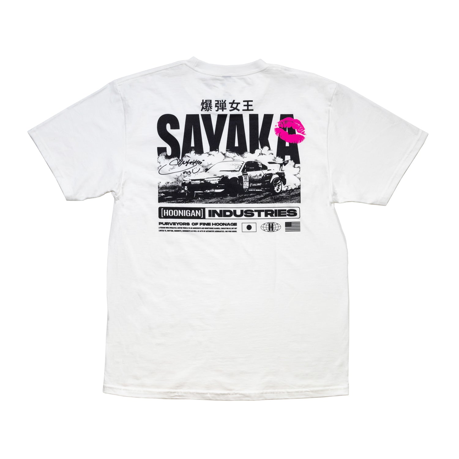 Hoonigan X Sayaka BOMB GIRL Short Sleeve Tee