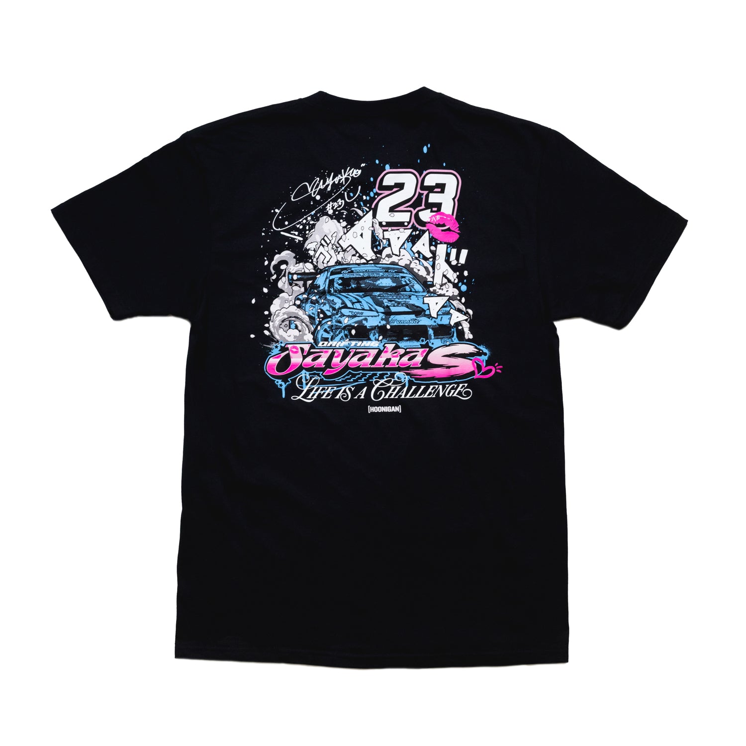 Hoonigan X Sayaka DRIFTING SAYAKA Short Sleeve Tee