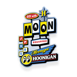 Hoonigan x Mooneyes MOON MOTEL Sticker (5")