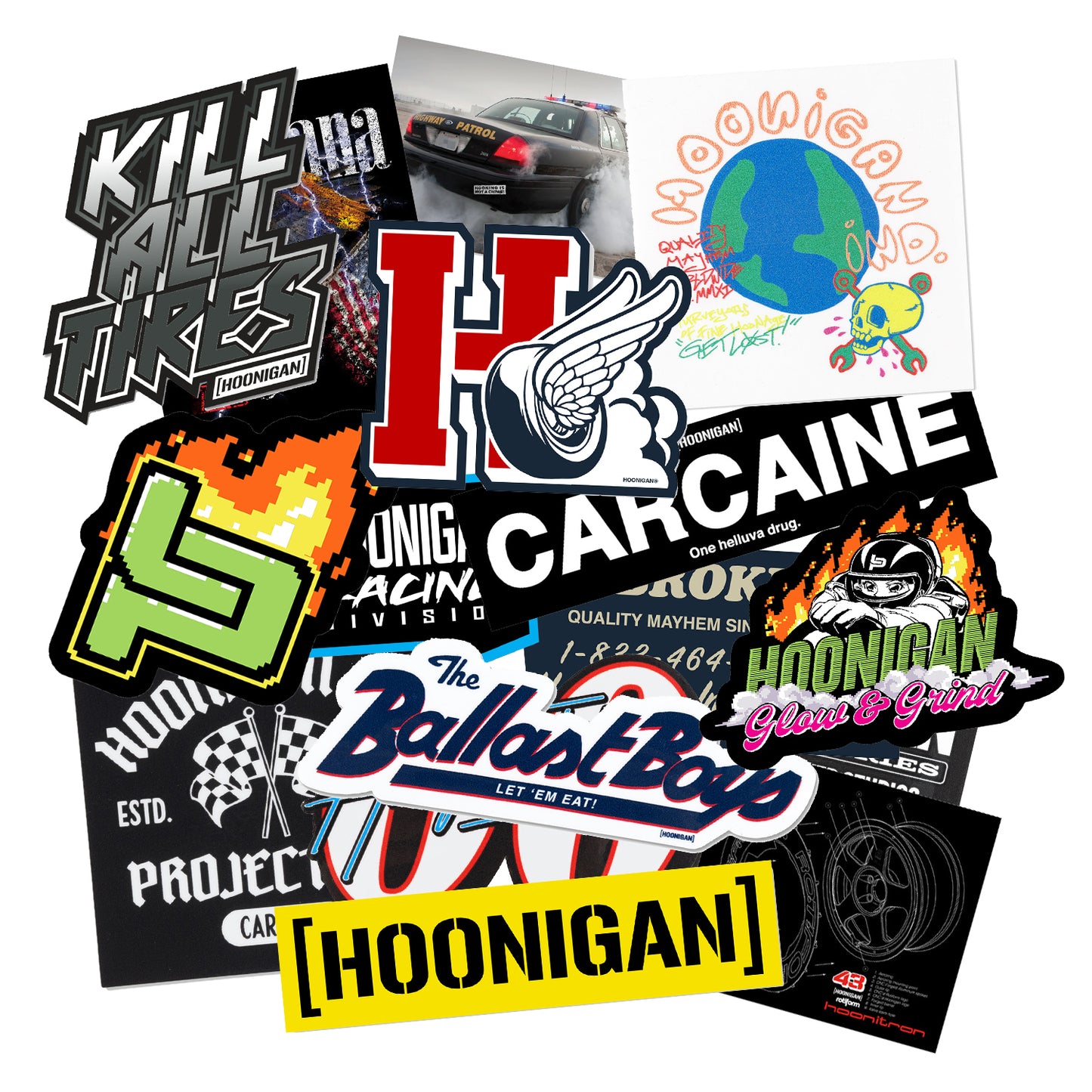 Hoonigan 2024 GWP Sticker Pack