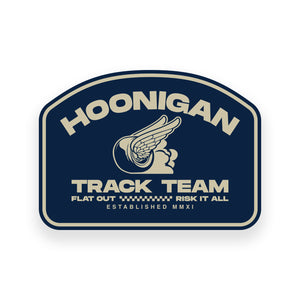 Hoonigan TRACK TEAM Sticker (3.5")