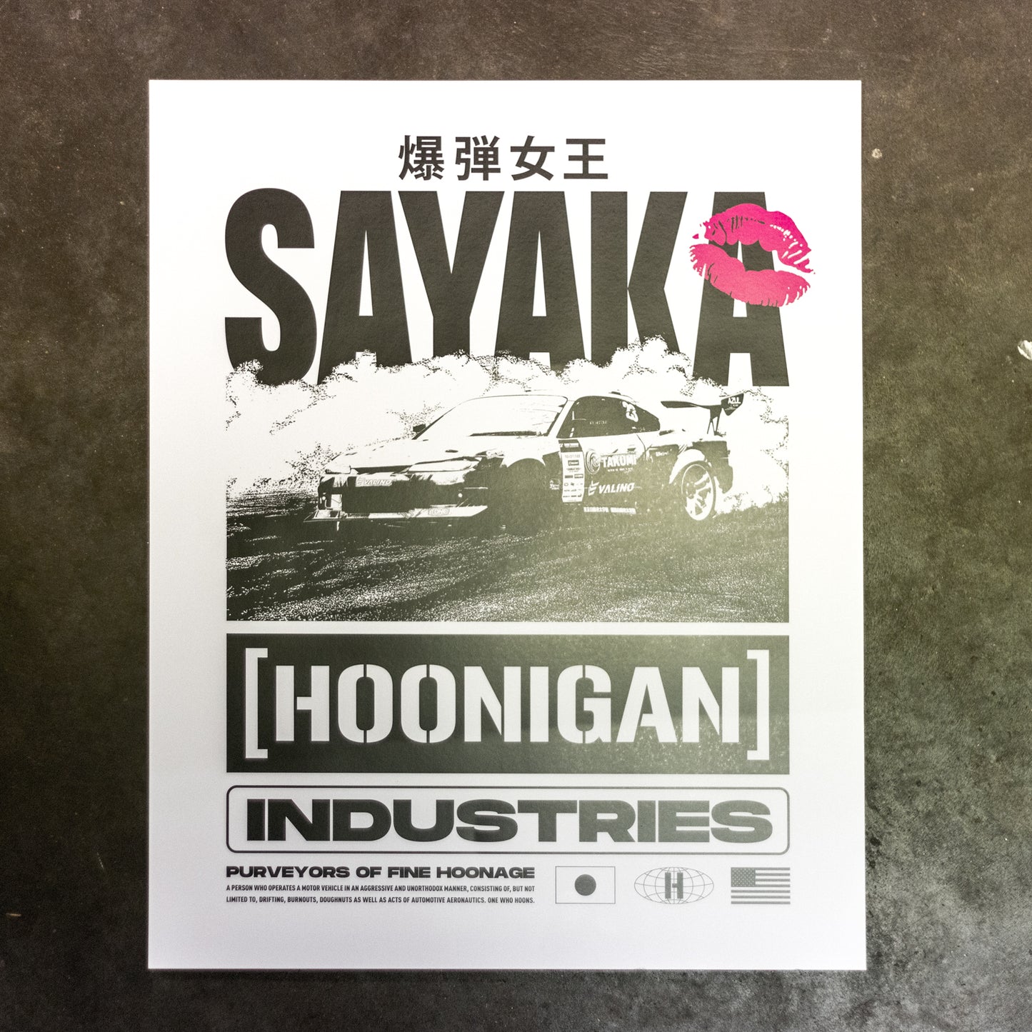 Hoonigan x Sayaka BOMB GIRL Poster (16"x20")