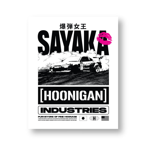 Hoonigan x Sayaka BOMB GIRL Poster (16"x20")