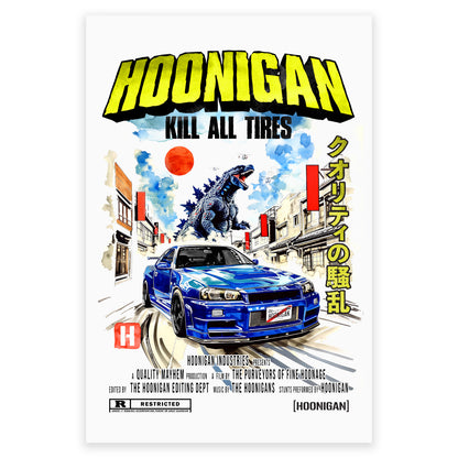 Hoonigan KING OF MONSTERS Poster (18" x 24")