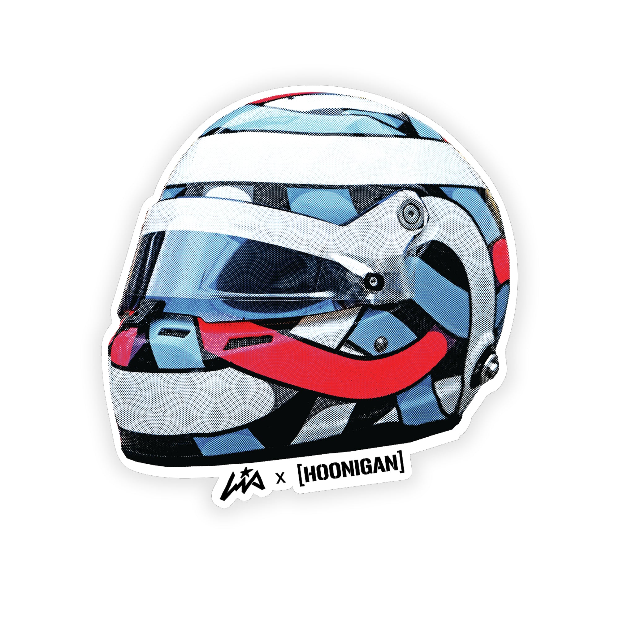 Hoonigan x Lia Block HELMET Sticker (4")