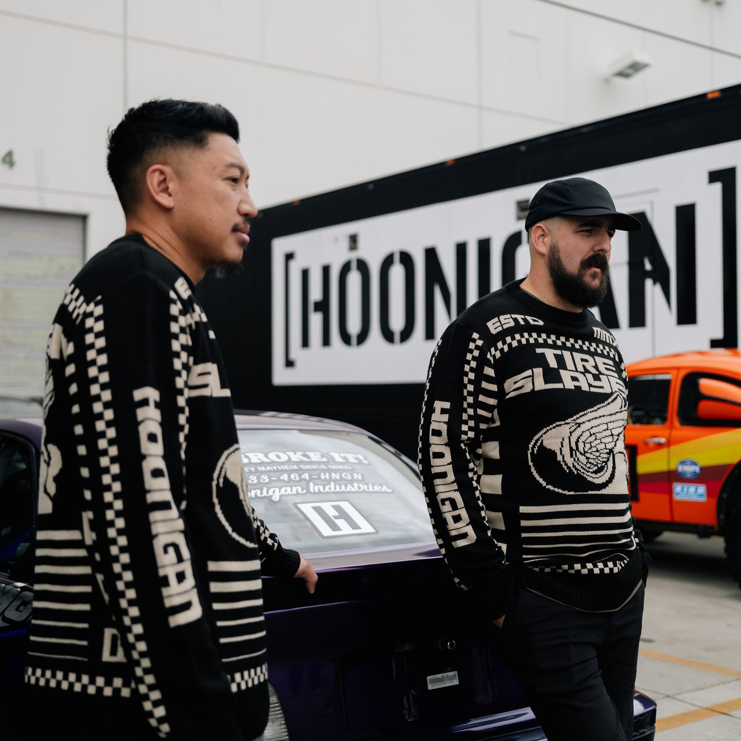 Hoonigan TIRE SLAYER Ugly Xmas Pullover