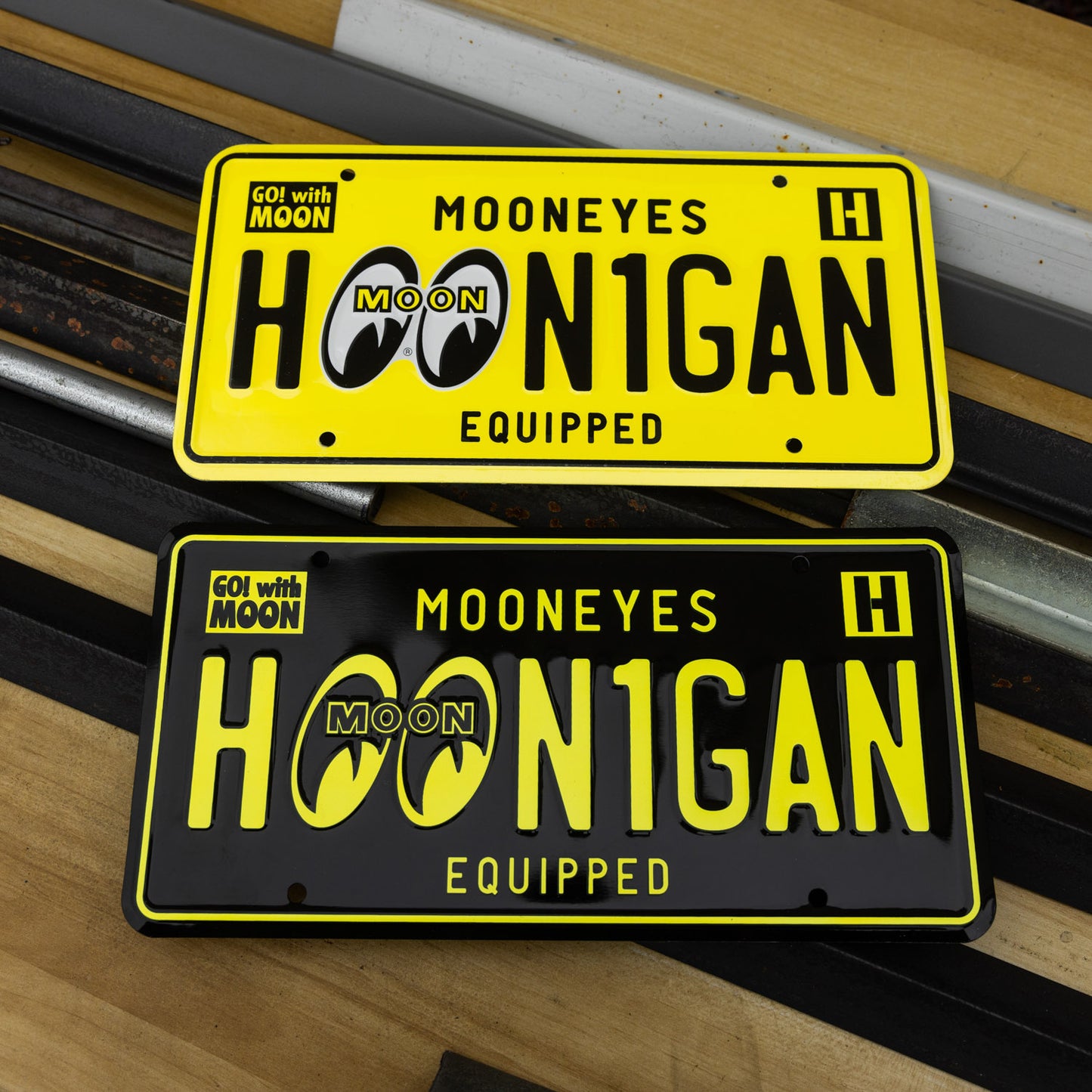 Hoonigan x Mooneyes EQUIPPED License Plate