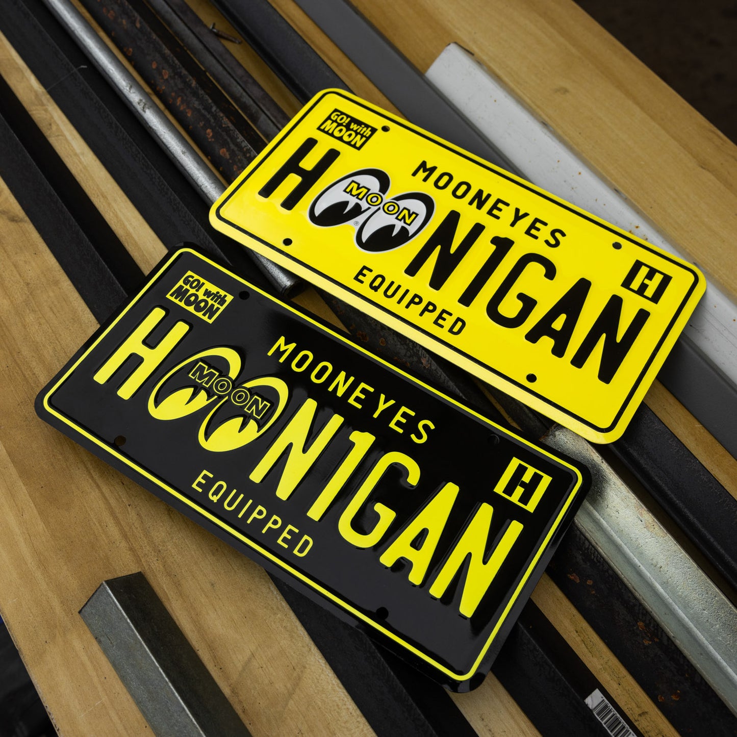 Hoonigan x Mooneyes EQUIPPED License Plate