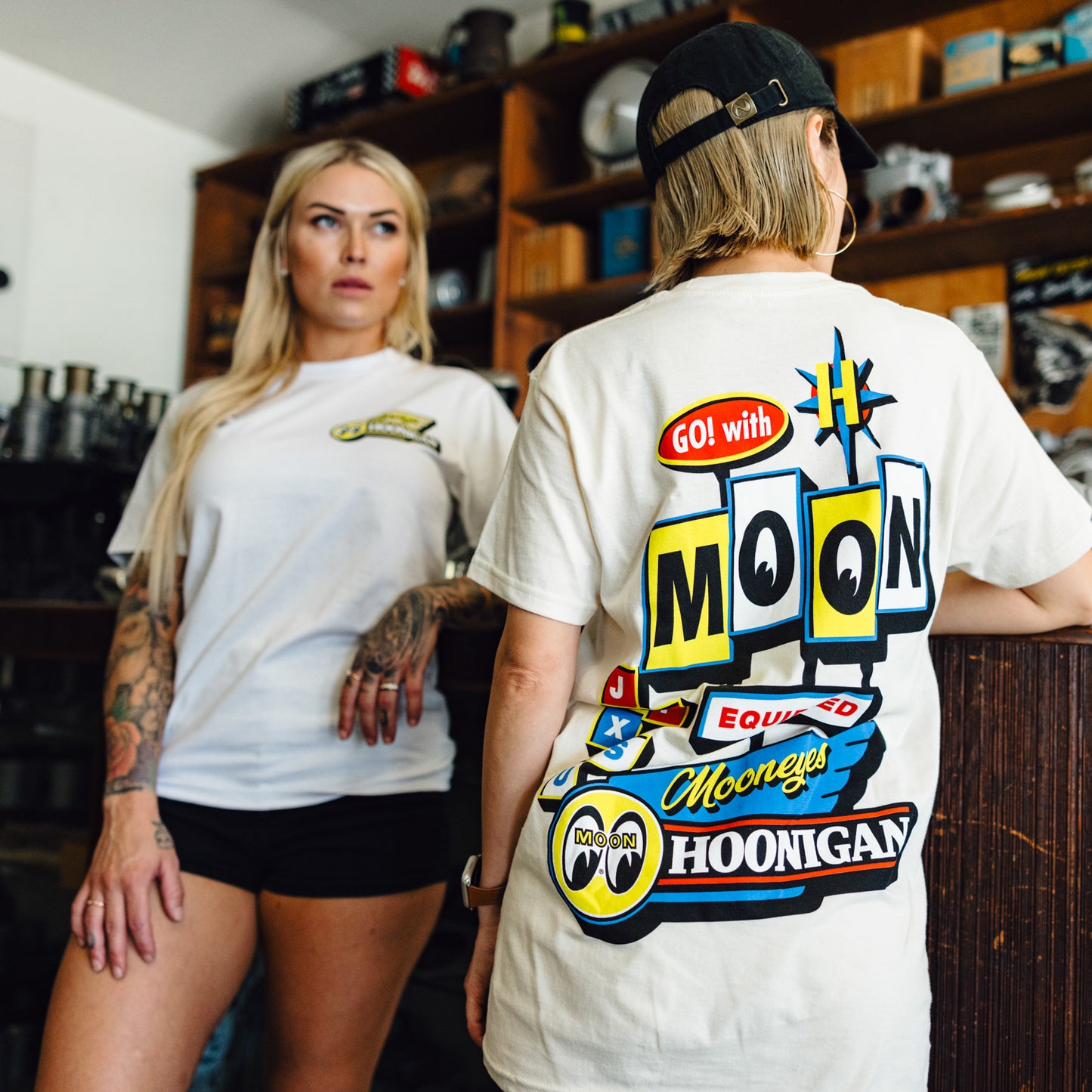 Hoonigan x Mooneyes MOONMOTEL Short Sleeve Tee