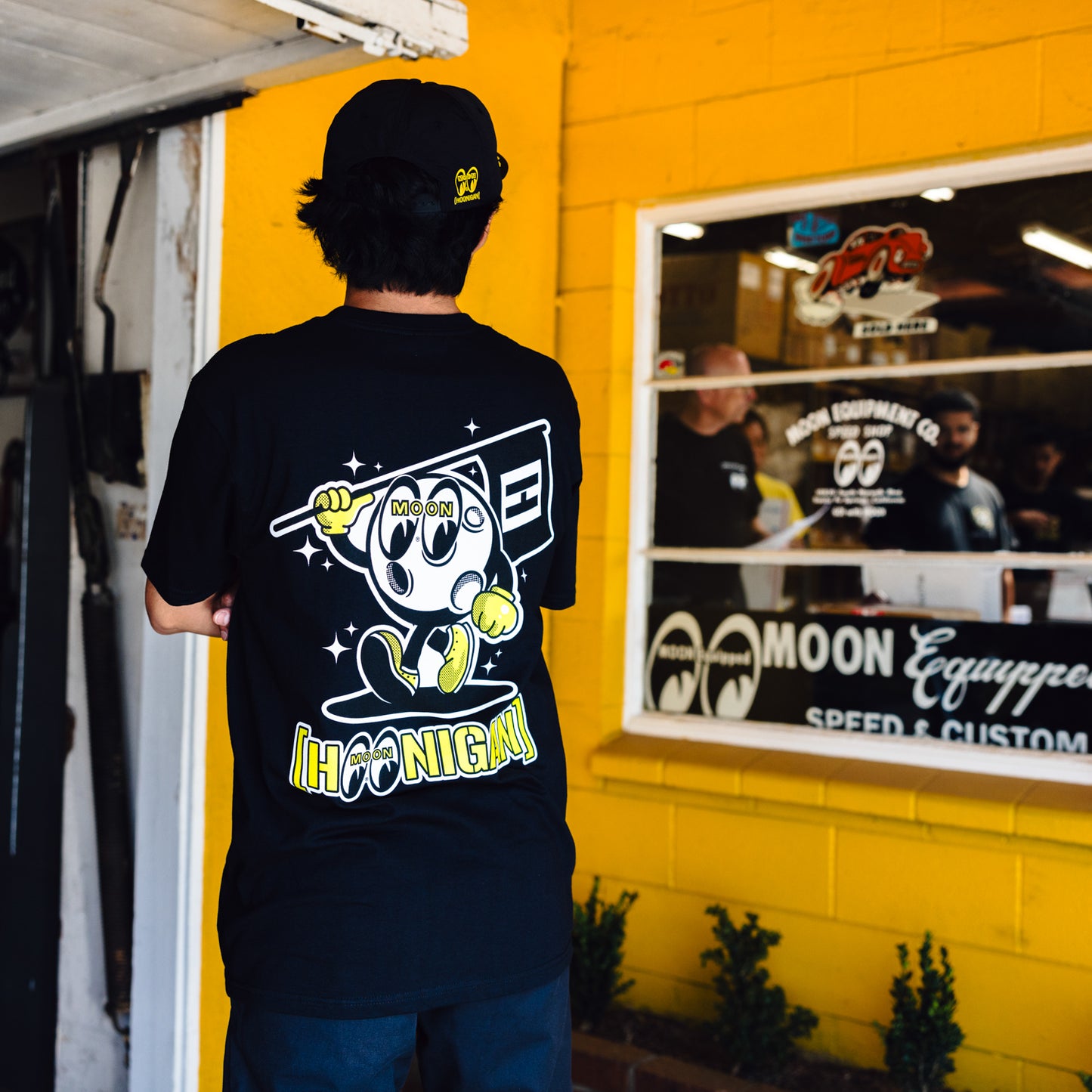 Hoonigan x Mooneyes MASCOT Short Sleeve Tee