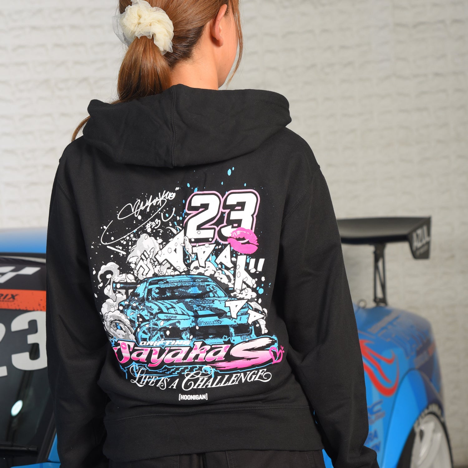 Hoonigan x Sayaka DRIFTING SAYAKA Pullover Hoodie