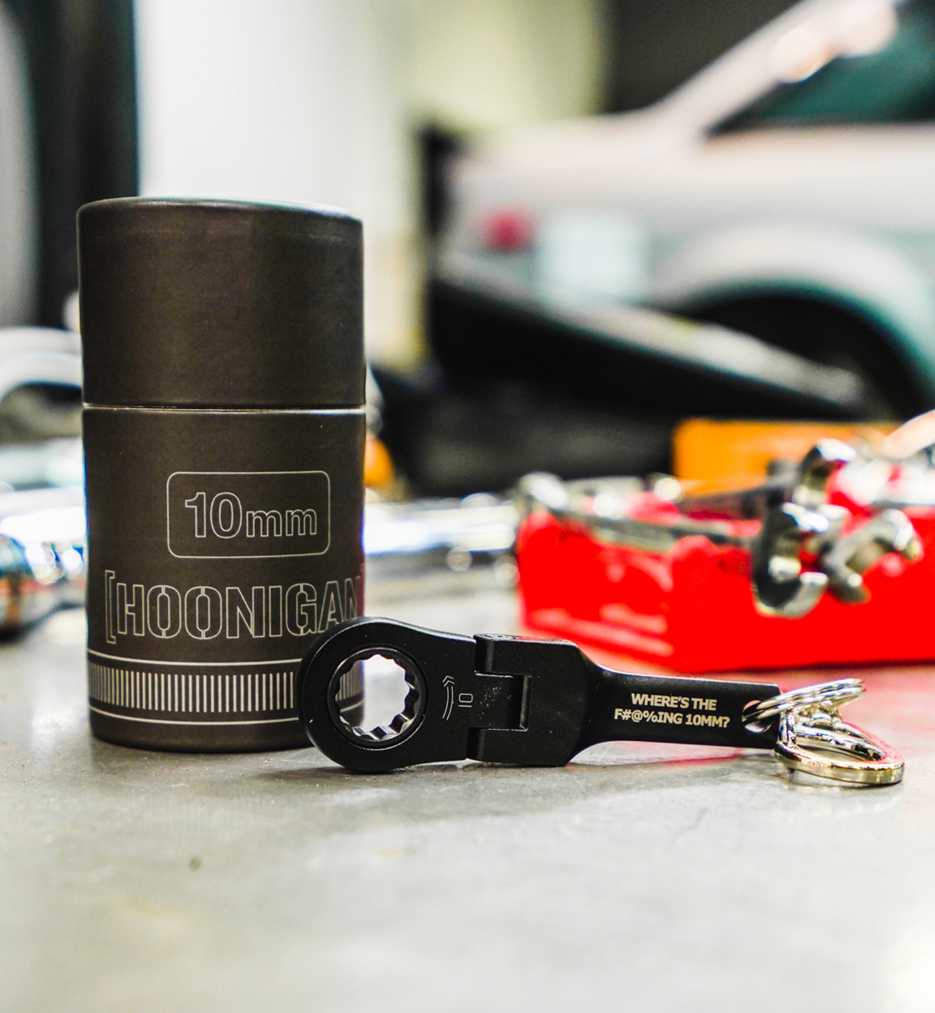 Hoonigan FOUND IT Keychain