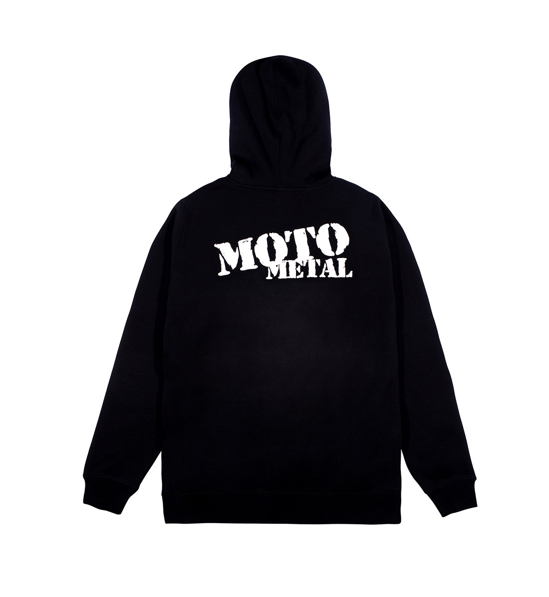 Metal best sale logo hoodie