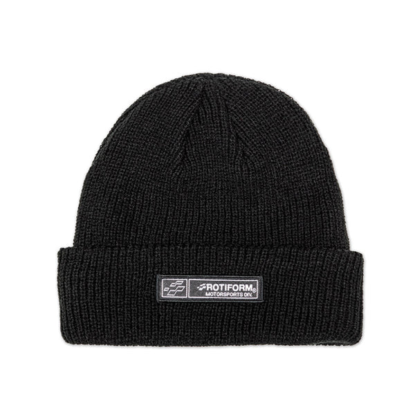 帽子 reels RE BEANIE BLACK ze-single-skull-patch-black.