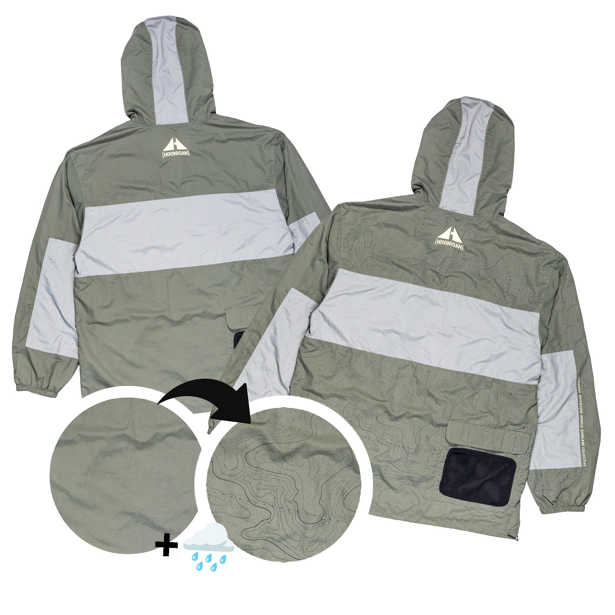 Hoonigan H.A.V.O.C. Rain-Activated Windbreaker Jacket