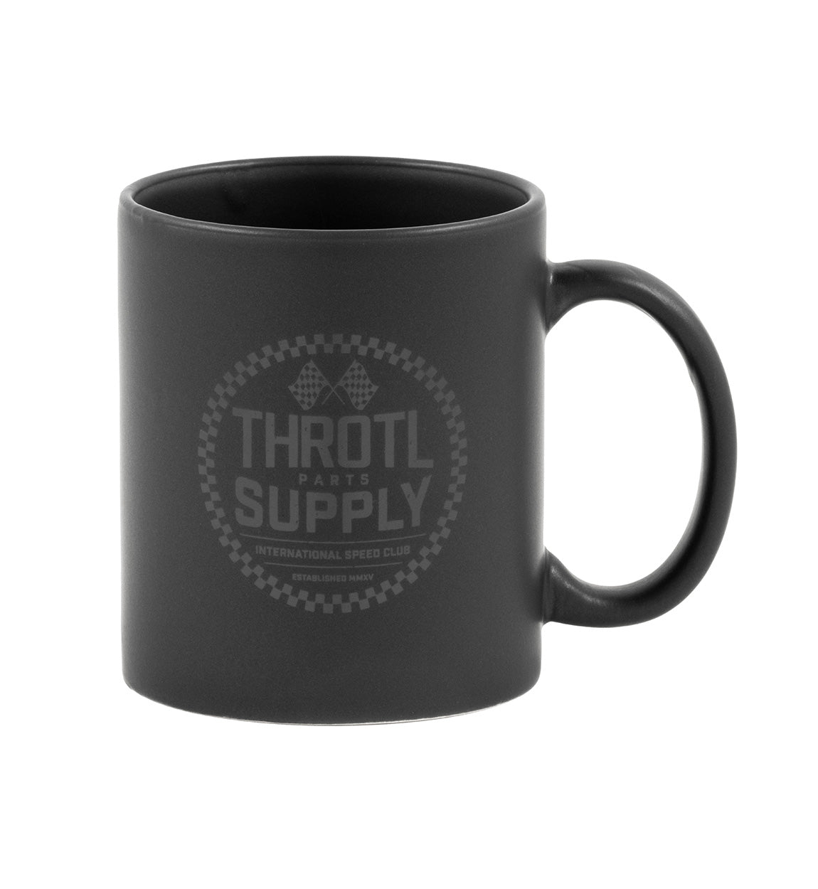 Throtl CHECKERED BADGE Mug
