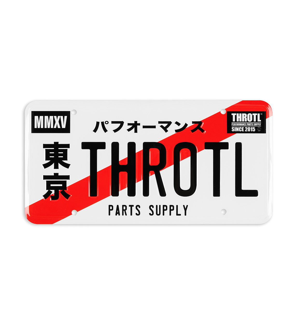 Throtl INITIAL T License Plate