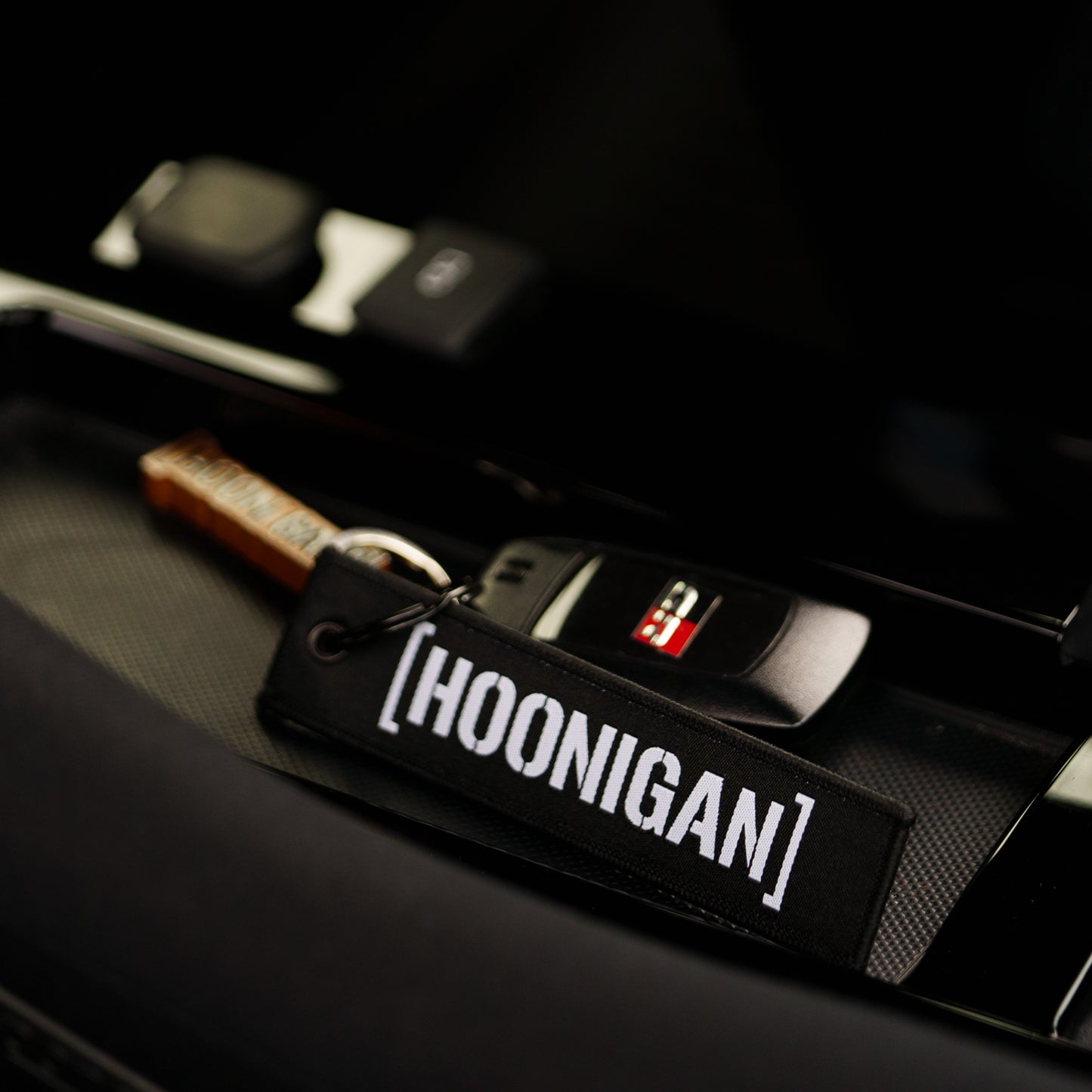 Hoonigan x Sayaka LIFE IS A CHALLENGE Jet Tag Keychain