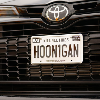 Hoonigan METAL License Plate