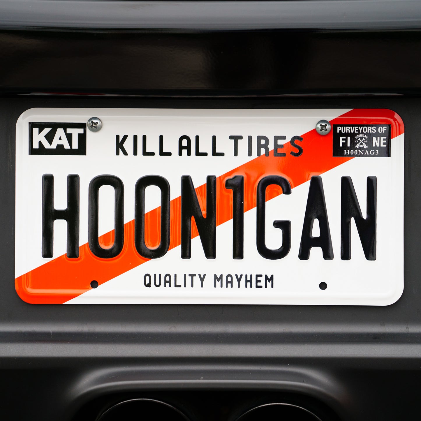 Hoonigan KARI License Plate