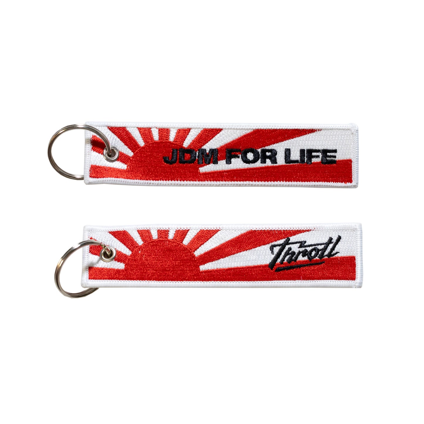 Throtl JDM 4 LIFE Jet Tag Keychain