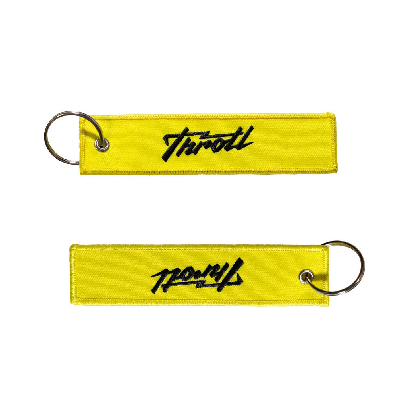 Throtl YELLOW CLASSIC Jet Tag Keychain