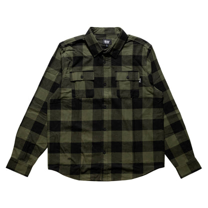 throtl WOODSMAN Flannel Long Sleeve Shirt