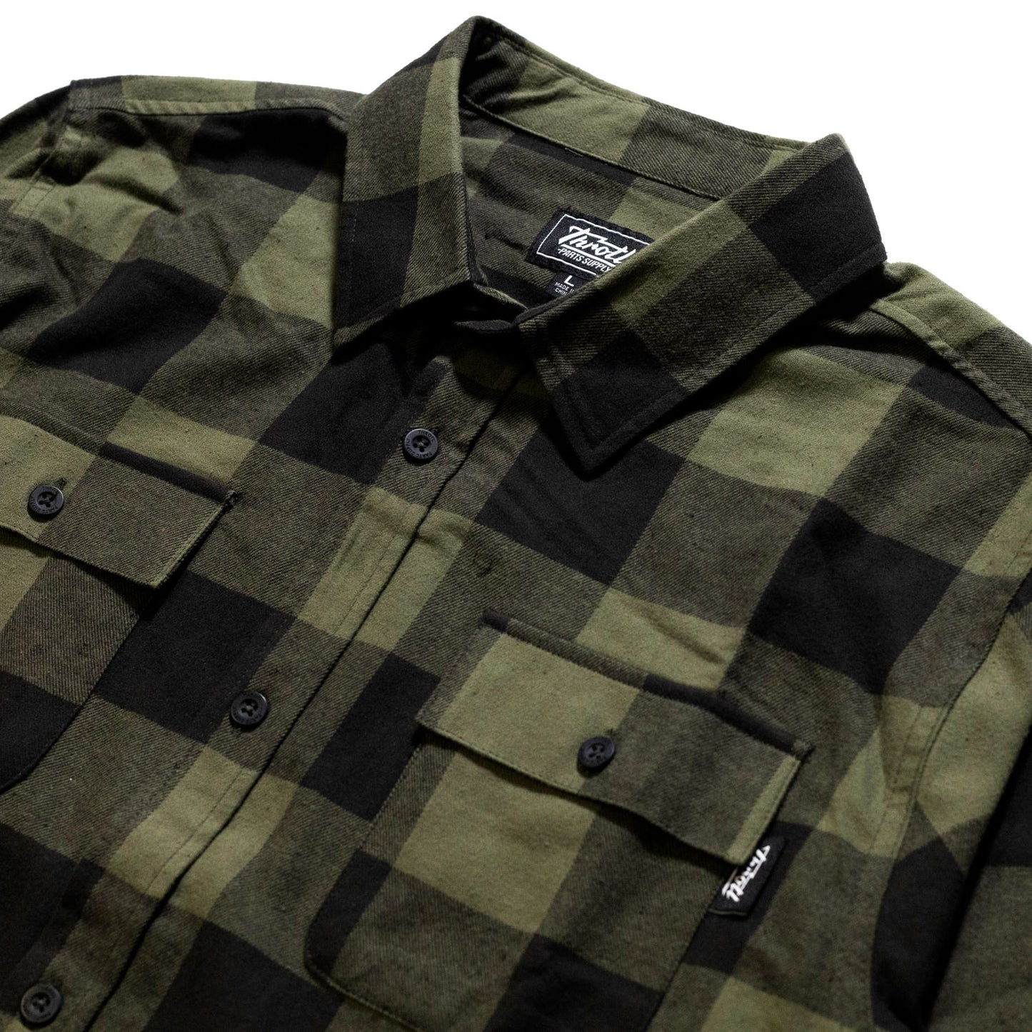 throtl WOODSMAN Flannel Long Sleeve Shirt