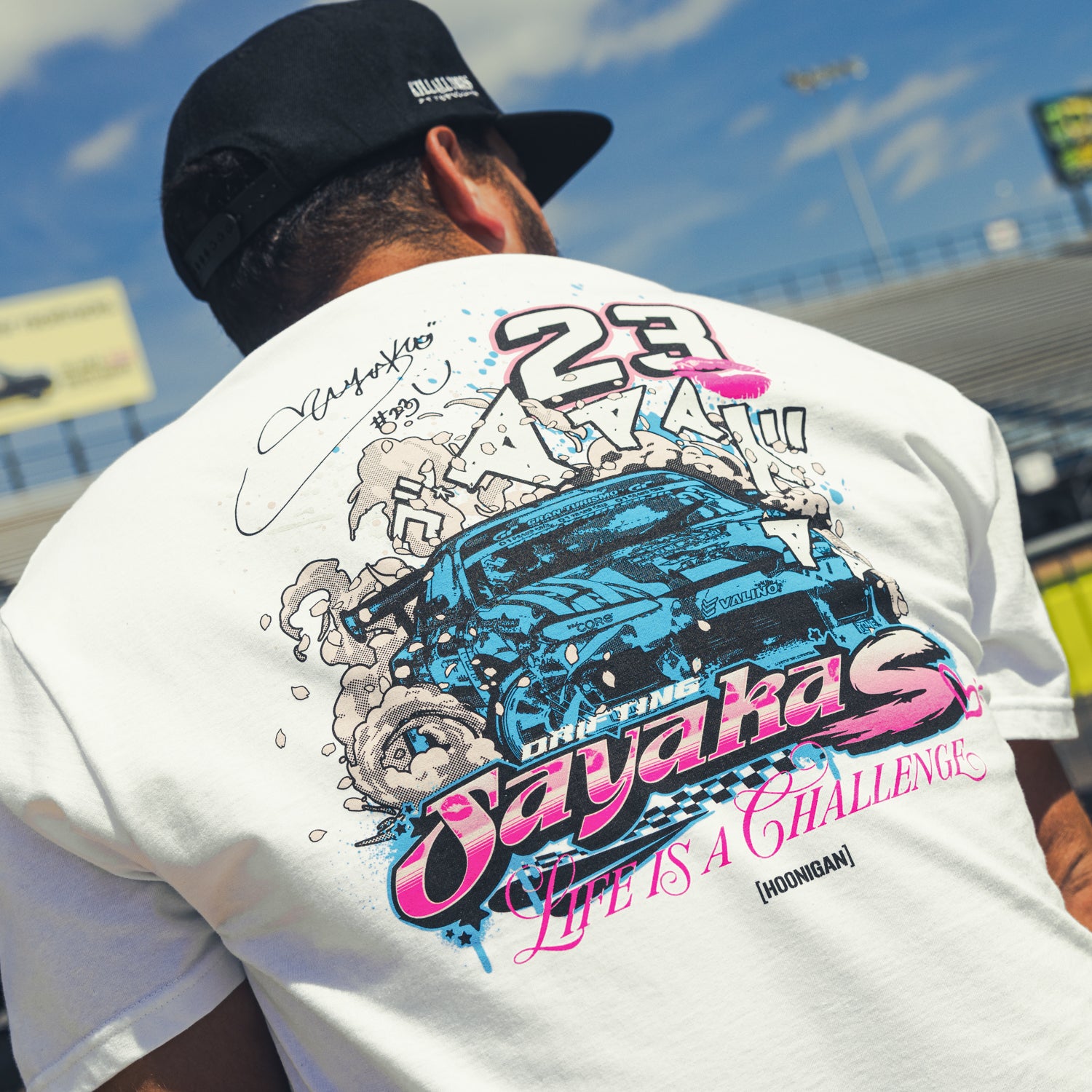 Hoonigan X Sayaka DRIFTING SAYAKA Short Sleeve Tee