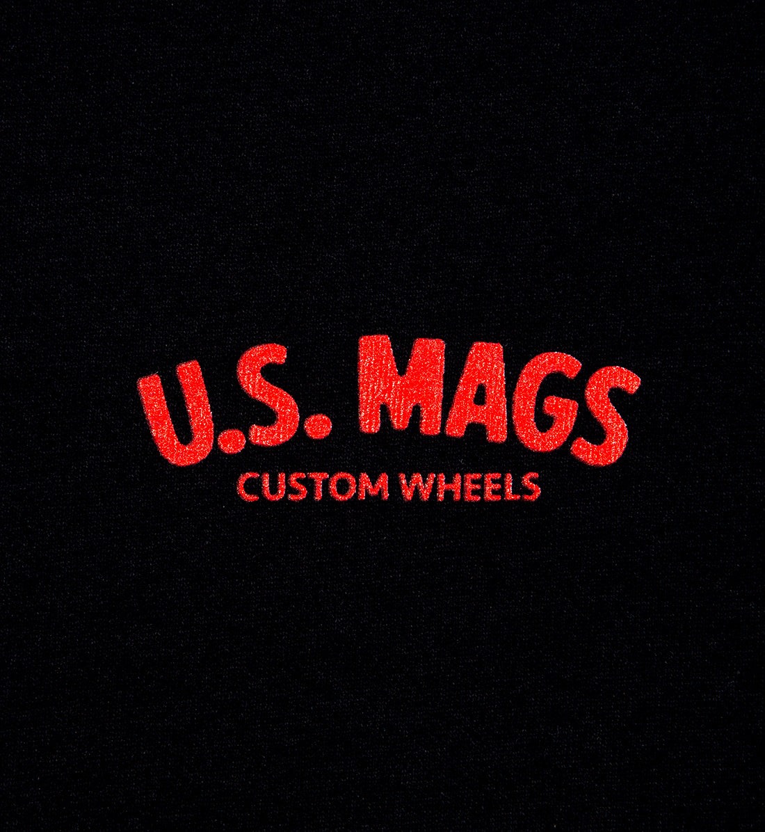US Mags RED LOGO Short Sleeve Tee