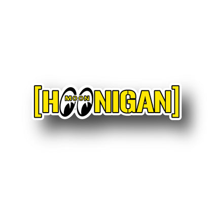 Hoonigan x Mooneyes MOON BAR Sticker (5")