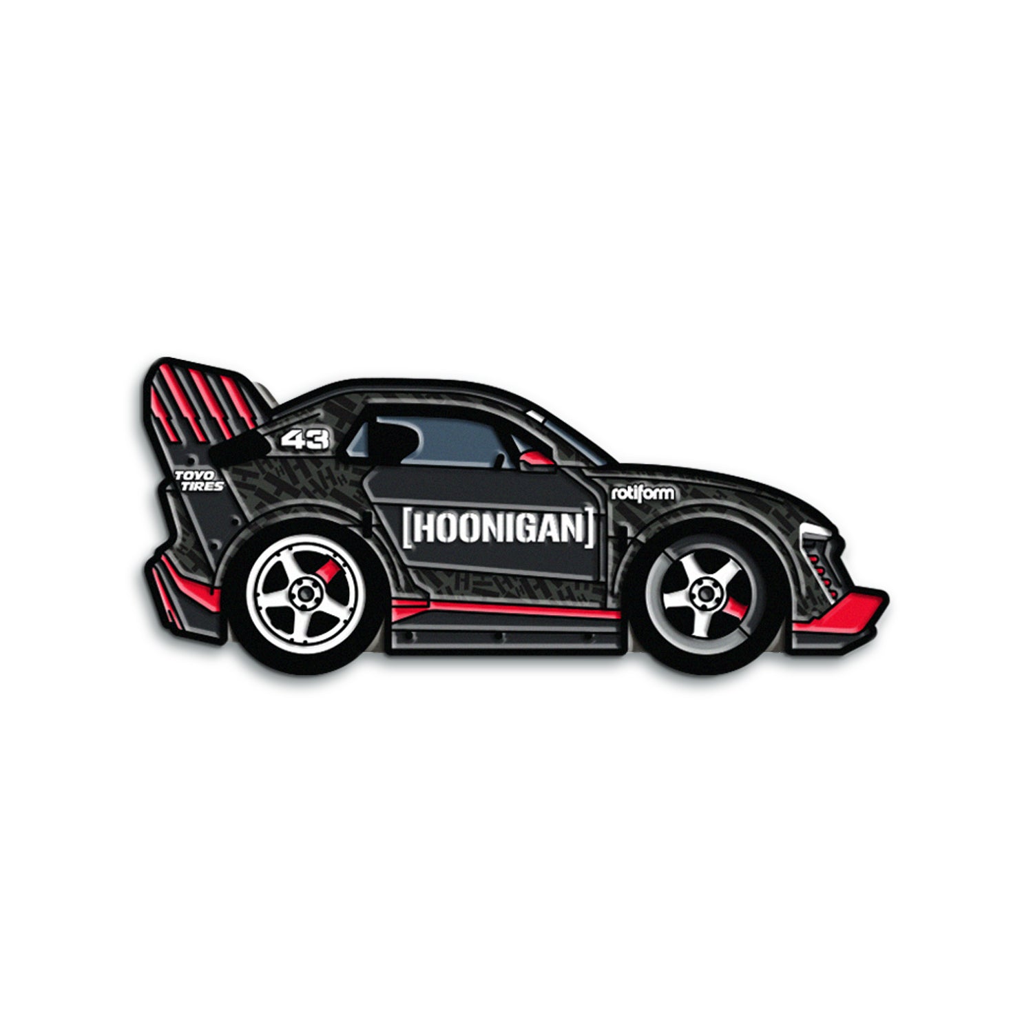 Hoonigan X Leen Customs Limited ELECTRIKHANA TWO Hoonitron Collectible Pin