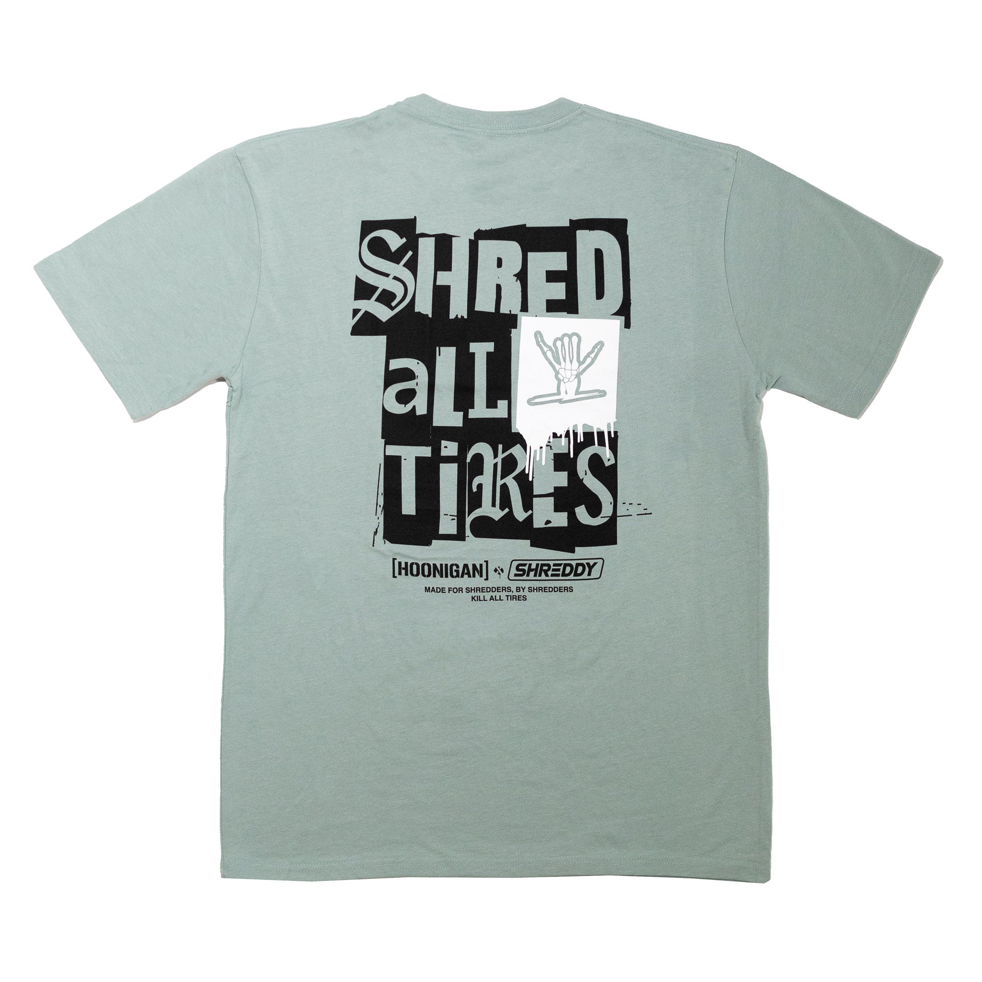 Hoonigan x Shreddy SHRED ALL TIRES Short Sleeve T-Shirt