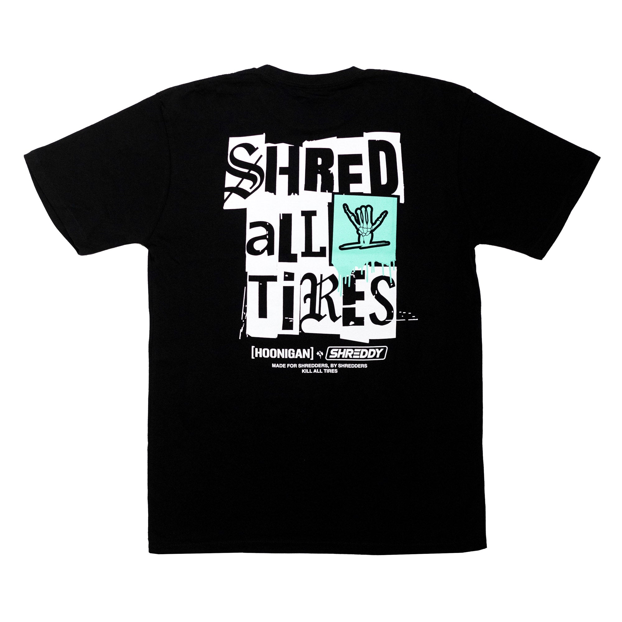Hoonigan x Shreddy SHRED ALL TIRES Short Sleeve T-Shirt